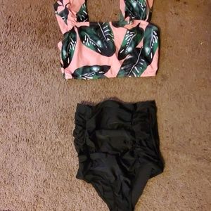 2 piece high WAISTED swimsuit